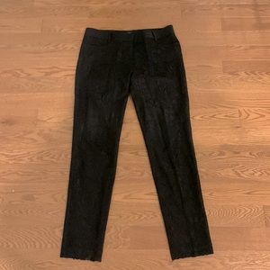 Pink Tartan Wool Lace Pants